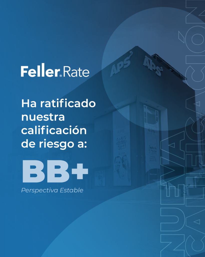 SEGUROS APS CELEBRA EL ASCENSO DE SU CALIFICACIÓN A “BB+” CON PERSPECTIVA ESTABLE POR PARTE DE FELLER RATE